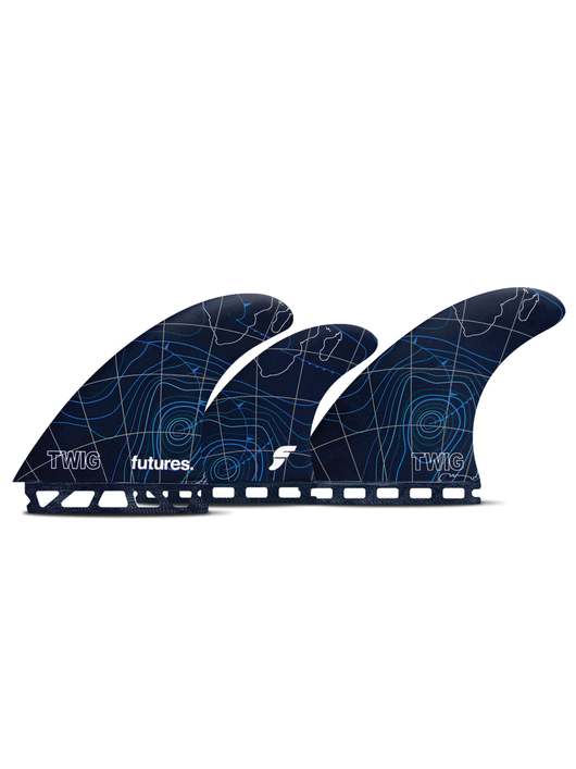 Quillas Twig Fiberglass 5 Fin Futures