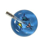 UltraScope Single Stethoscope Butterflies Light Blue