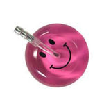 UltraScope Single Stethoscope Smiley Face Hot Pink