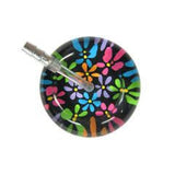 UltraScope Single Stethoscope Flower Power Black