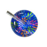 UltraScope Single Stethoscope Flower Power Royal Blue