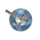 UltraScope Single Stethoscope Stork and Baby Light Pink