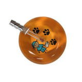 UltraScope Single Stethoscope Stick Scrubs Orange with Paws