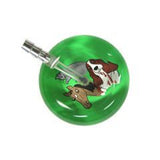 UltraScope Single Stethoscope Horse, Cat & Dog Light Green