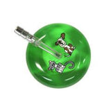 UltraScope Single Stethoscope Kitty and Doggie Light Green