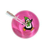 UltraScope Single Stethoscope Penguin Hot Pink