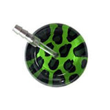 UltraScope Single Stethoscope Leopard Print Light Green