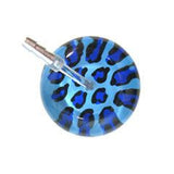 UltraScope Single Stethoscope Leopard Print Royal Blue