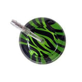 UltraScope Single Stethoscope Zebra Print Light Green