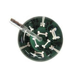 UltraScope Single Stethoscope Bones & Paw Prints Green