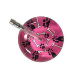 UltraScope Single Stethoscope Bones & Paw Prints Hot Pink