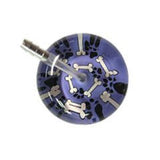 UltraScope Single Stethoscope Bones & Paw Prints Lavender