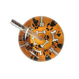 UltraScope Single Stethoscope Bones & Paw Prints Orange