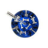 UltraScope Single Stethoscope Bones & Paw Prints Royal Blue