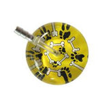 UltraScope Single Stethoscope Bones & Paw Prints Yellow