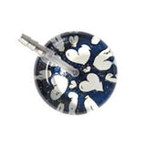 UltraScope Single Stethoscope Hearts and Glitter Navy Blue