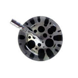 UltraScope Single Stethoscope Polka Dots Silver and Black
