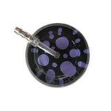 UltraScope Single Stethoscope Polka Dots Black and Purple