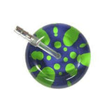 UltraScope Single Stethoscope Polka Dots Purple and Light Green