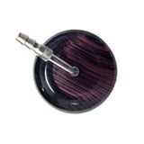 UltraScope Single Stethoscope Black Pinstripe Burgundy