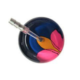UltraScope Single Stethoscope Lotus Flower Navy Blue