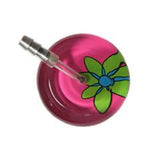 UltraScope Single Stethoscope Abstract Daisy Hot Pink and Light Green
