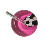 UltraScope Single Stethoscope Soccer Hot Pink