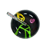 UltraScope Single Stethoscope Peace Signs Black
