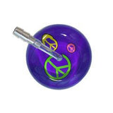 UltraScope Single Stethoscope Peace Signs Purple