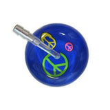 UltraScope Single Stethoscope Peace Signs Royal Blue