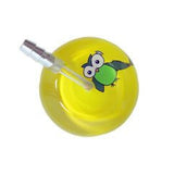 UltraScope Single Stethoscope Cartoon Owl Yellow