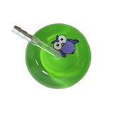 UltraScope Single Stethoscope Cartoon Owl Light Green