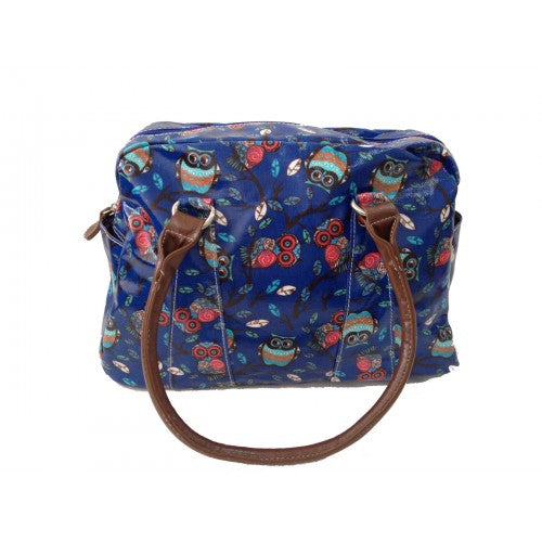 Colored Owl Handbag - Blue image 1