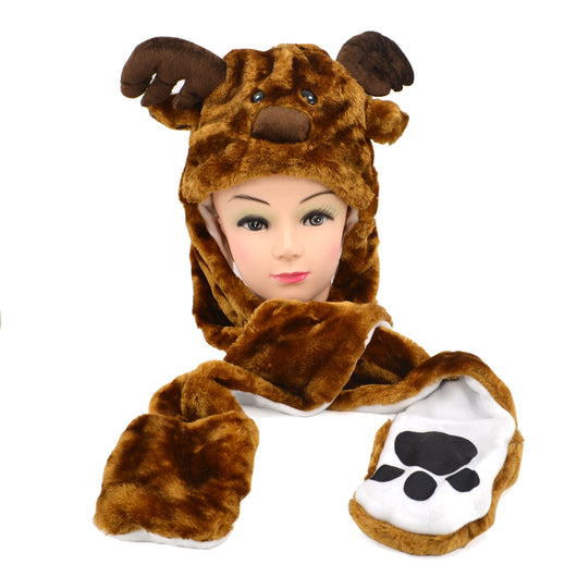 Reindeer Long Strap Hat (10 PCs) image 1