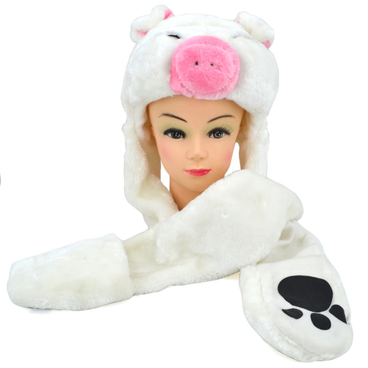 Piggy Long Strap Hat (10 PCs) image 1