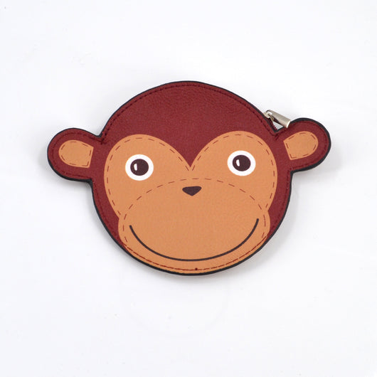 Brown - Monkey Coin Purse - Brown image 1
