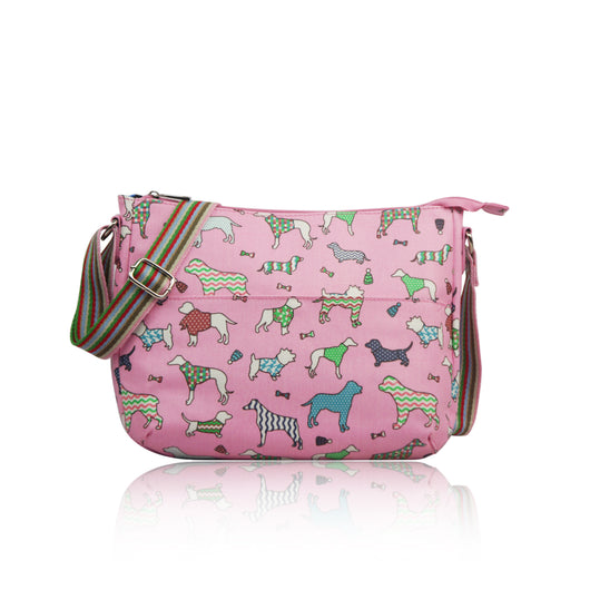 Dog Variety Multi-Purpose Cross Body - Pink image 1
