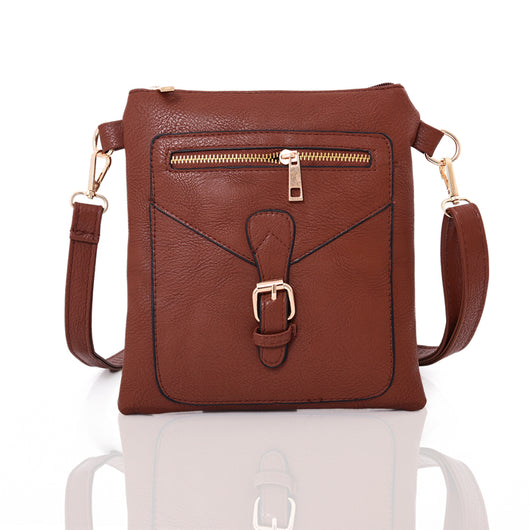 Jill Crossbody Bag - Red Brown image 1