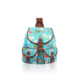 Mixed Dog Retro Rucksack - Blue image 1
