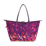 Purple Spotty Foldaway Shopper Bag image 1