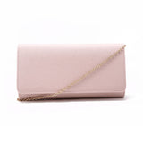 Plain Foldover Clutch - Light Pink image 1