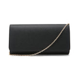 Plain Foldover Clutch - Black image 1