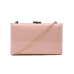Simple Box Clutch in Patent - Pink image 1