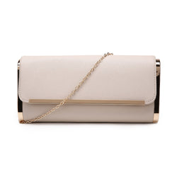 Metal End Clutch - Ivory image 1