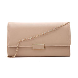Textured Fold Clutch - Natural image 1