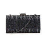 Glitter Cage Clutch - Blue Violet image 1
