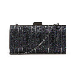 Glitter Cage Clutch - Blue Violet image 1