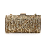 Glitter Cage Clutch - Gold image 1