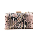 Snake Cage Clutch - Brown image 1
