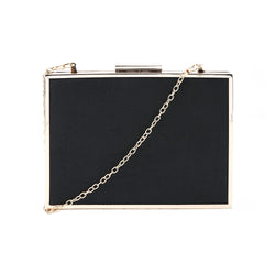 Simple Frame Clutch - Black image 1